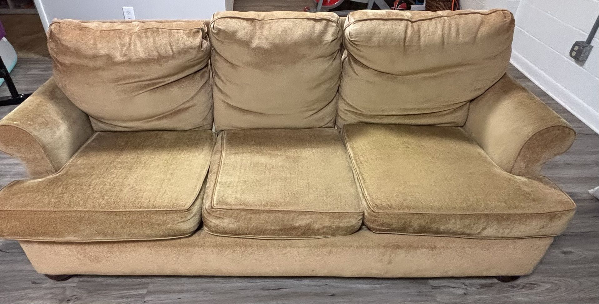 Tan Couch- Comfy