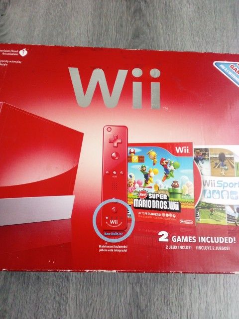 Nintendo Wii Mario 25th Anniversary $$
