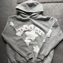 Grey Sp5der Hoodie