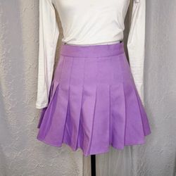 Purple high waisted tennis mini Skirt size small (4-6)