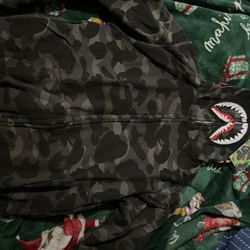 Black Camo Bape Hoodie