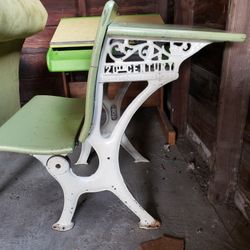 Antique School Desk