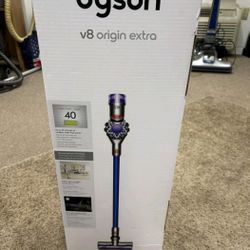 Dyson V8 Origin Extra Stick Vacuum SV25 Gray/Blue BRAND NEW