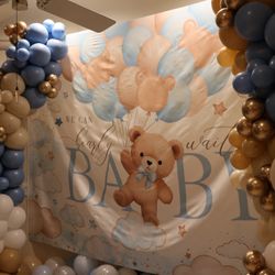 “We Can Bearly Wait” Baby Shower Accessories 