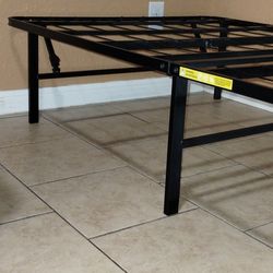 Twin Size Bed Frame With Locking Legs