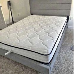 NEW IN BOX -King, Queen & Full Size Grey Modern Platform Bed Frame