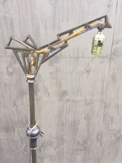 Vintage BronzeArt Nouveau/ Art Deco Bridge Lamp