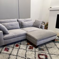 Couch and Ottoman Set
