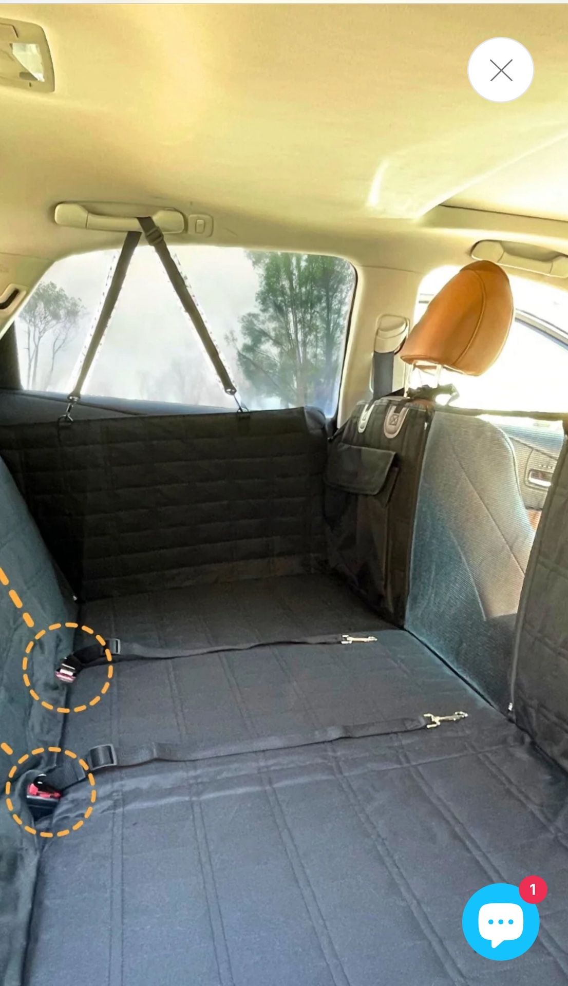 Dog Back Seat Extender