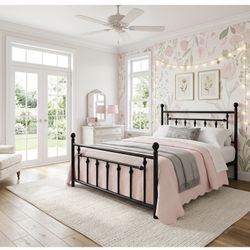 BRAND NEW IN BOX FULL SIZE PLATFORM BED FRAME, NO MATTRESS INCLUIDED