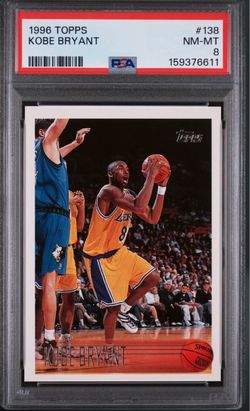 1996 Topps Kobe Bryant #138 PSA 8 NM-MT