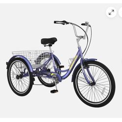 Purple adult ezpass tricycle