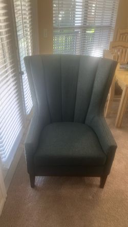 Wing chair  blue