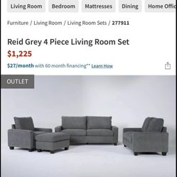 New Living Room Set No Ottoman 