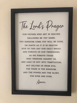 The Lord’s Prayer Wall Art