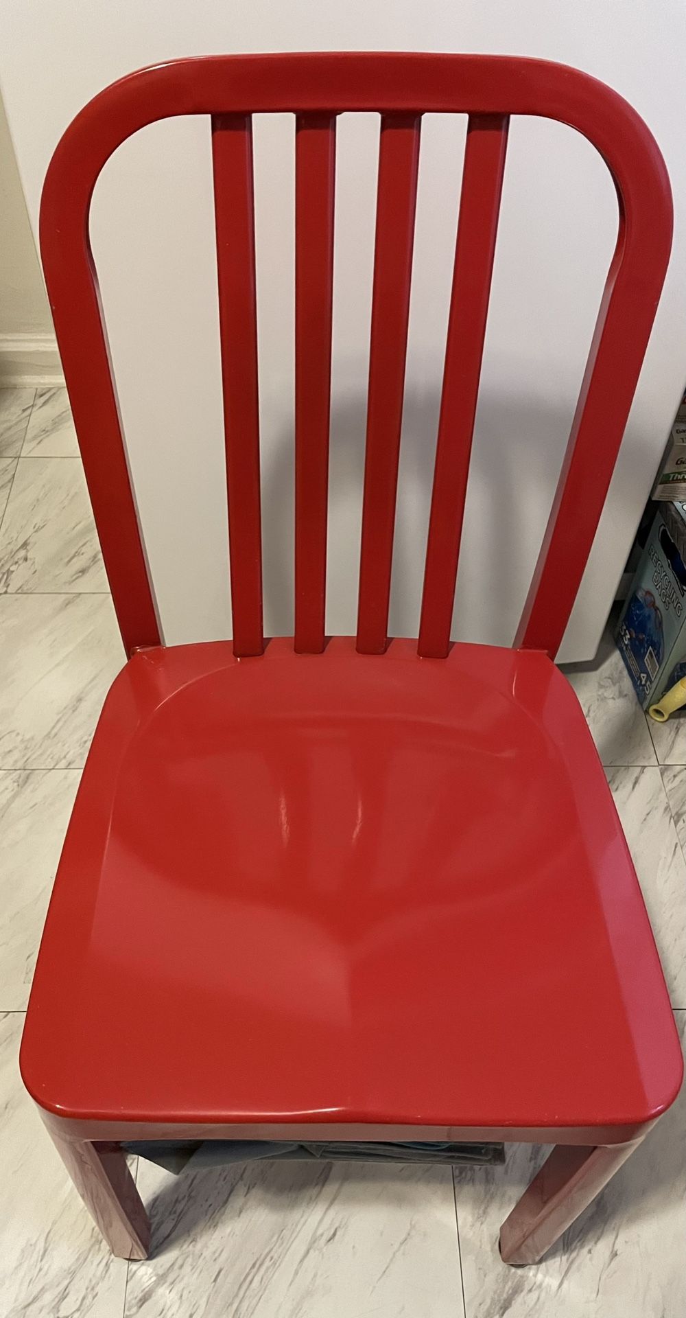 Red Metal Chair