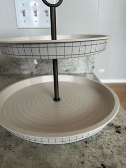 Two tiered stand