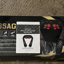 Shiatsu Neck And Back Massager With Soothing Heat