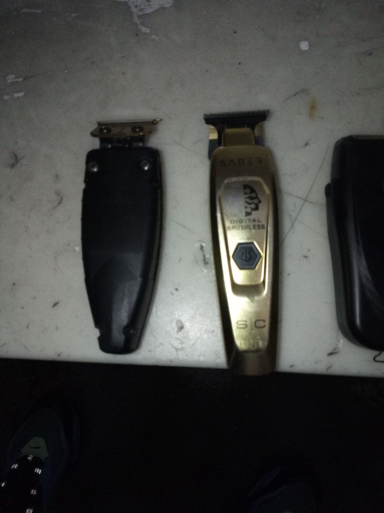 Barber clippers..Saber Digital Brushless Trimmers, FX3 Baby Bliss, JRL, Andis