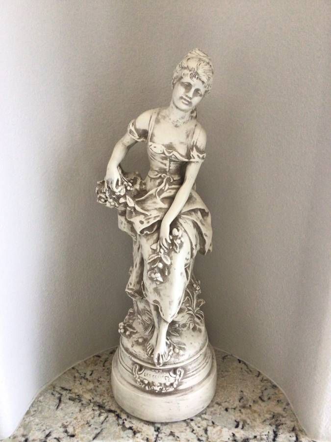 Antique Les Cerises Statue