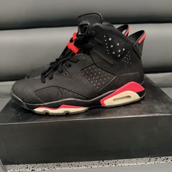 Jordan 6’s  Black/ Infared 2014 sz 8.5