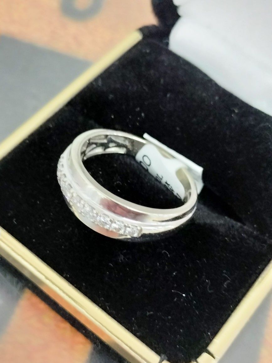 White Gold Diamond Band