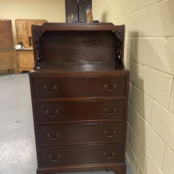 Antique Mahogany Dresser with Secretary Desk