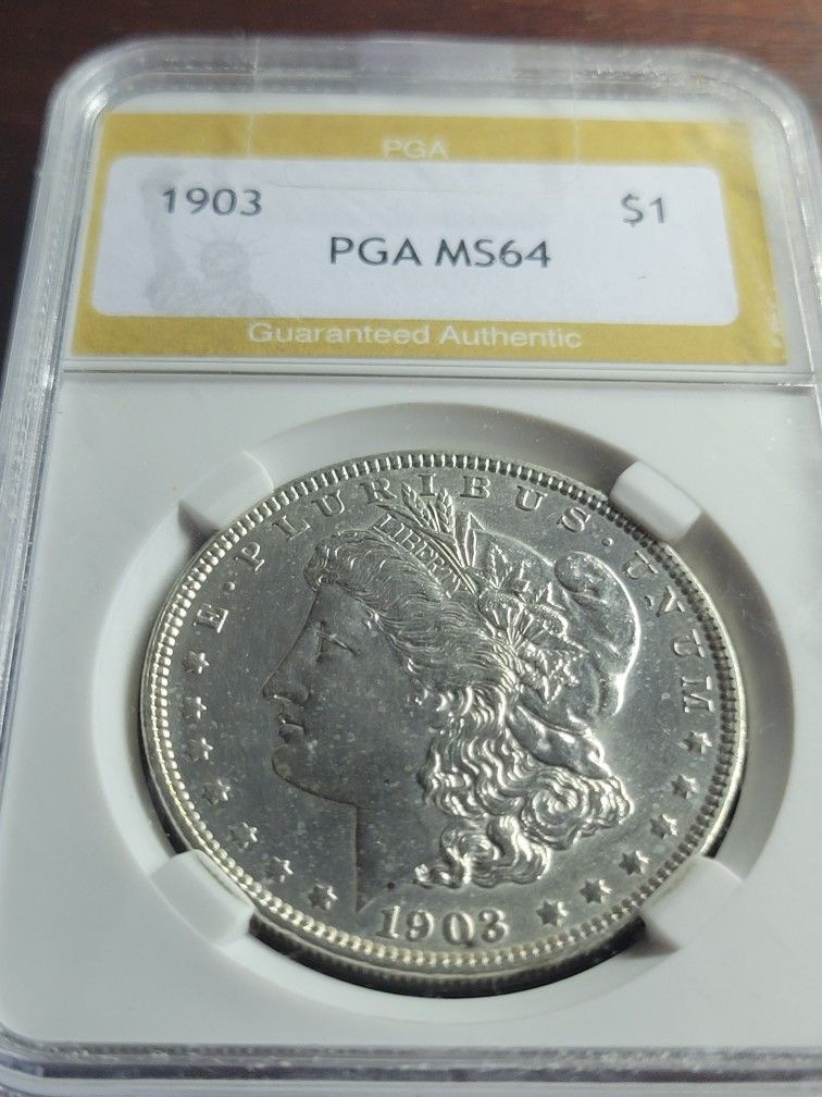 1903 Morgan Dollar Certified MS64  Nice