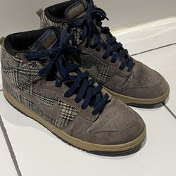 9 In A Half Denim Dunks Mid 