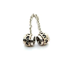 Pandora Two-Tone Hearts Safety Chain