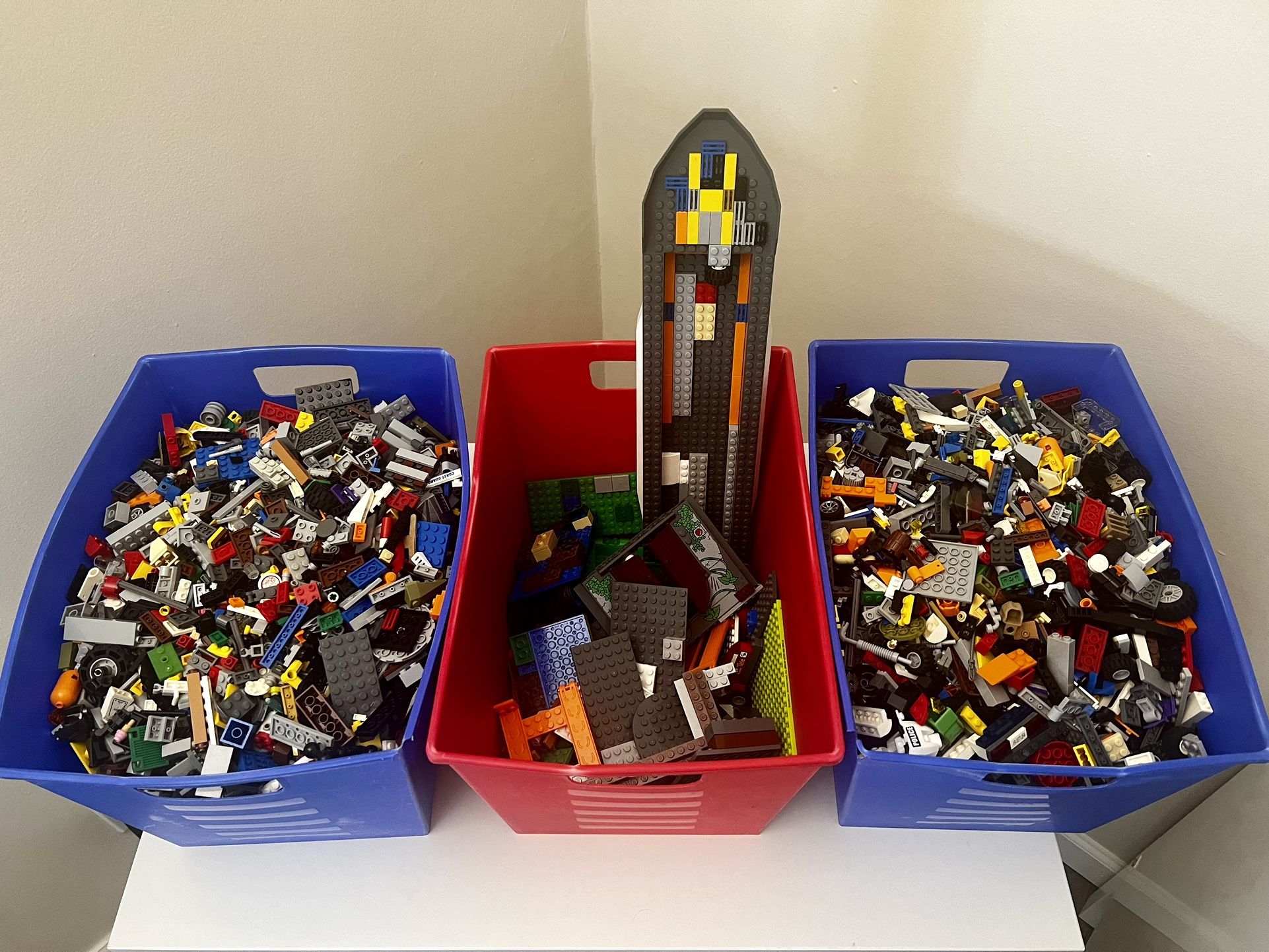 LEGO Bulk 20+lbs Pounds Random Parts Pieces Building Plates Blocks Bricks Lot