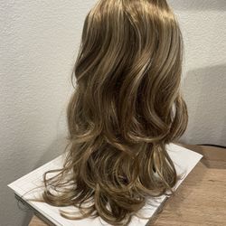 Synthetic Wig - Color Dark Blond Mid Length