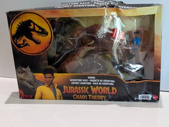 Jurassic World Chaos Theory Darius Adventure Pack Mattel Dinosaur Figure Set