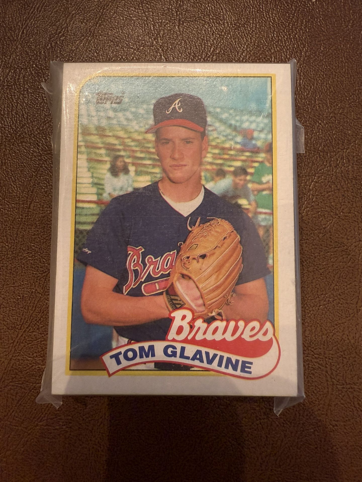 TOM GLAVINE - Huge 50-card lot! 1989 Topps Hall Of Fame HOF Mets Braves