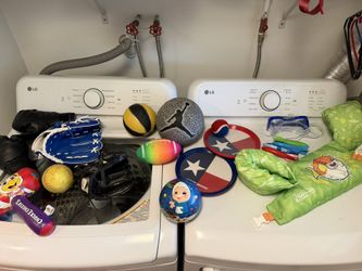 Kids Outdoor Toys Baseball Gloves Balls Catch Game Pool Toys Misc Lot