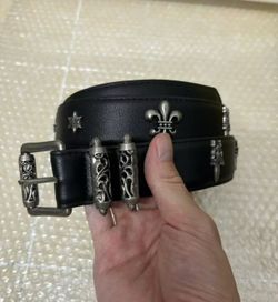 Vintage Chrome Hearts Leather Belt