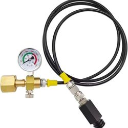 Soda Machine Co2 Adapter with High Pressure Hose,Co2 Tank Direct Adapter to TR21-4 Soda Water Maker,Soda Maker Parts Accessories compatible with Oneto