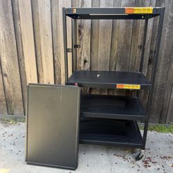 Bretford 5-shelf Metal Cart