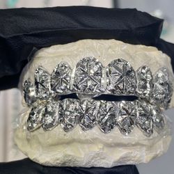 Grillz Silver Set 8&8 