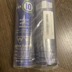 It’s  a 10 Miracle  Styling Mousse