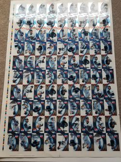 Baseball Cards Uncut Sheet Upper Deck Alex Rodriguez RC