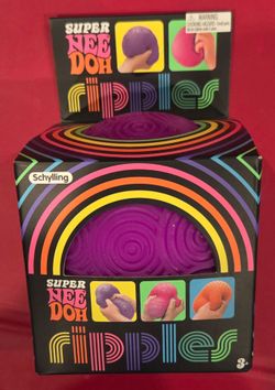 Rare Super NeeDoh Ripples Ball, Purple, Brand new,   Factory Sealed,   VHTF.