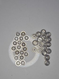 18 Sets 1/2 in Silver Snap Fastener Studs Sockets Only Leathercraft
