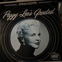 Peggy Lee’s Greatest vinyl