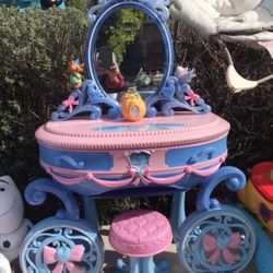 Vintage Tocador De Cenicienta No Es Musical 