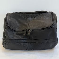 Carroll Leather 306 Black Leather Duffle Bag ~ Motorcycle Duffle Bag