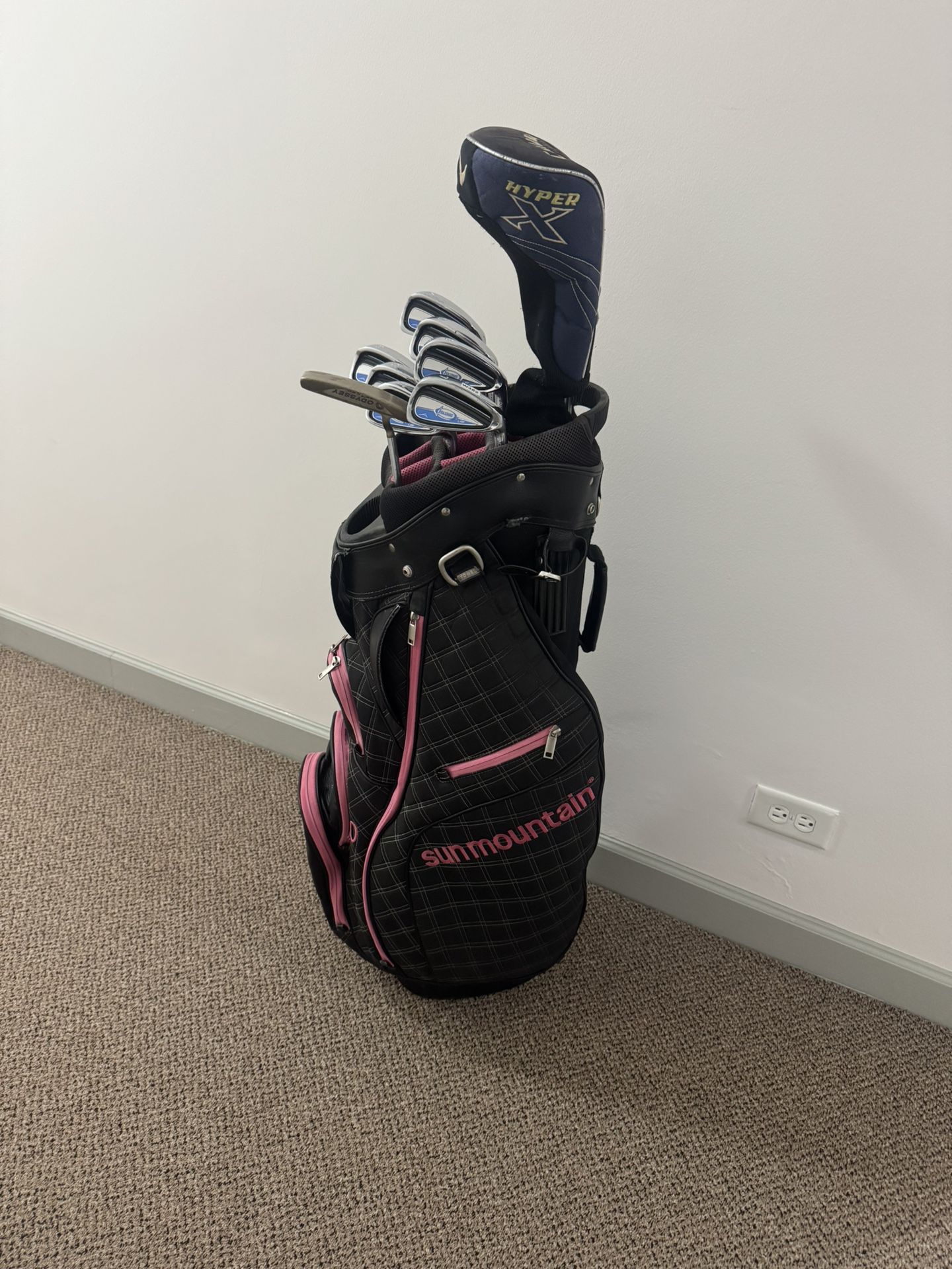 Complete Ladies Golf Set: Driver, Wood, Irons, Wedge Putter, bag, Ect.