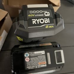 Ryobi Batteries 2 