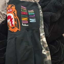 Bape Half And Half Glow In The Dark Hoodie