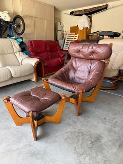 IMG Luna High Back Lounge Chair and Ottoman